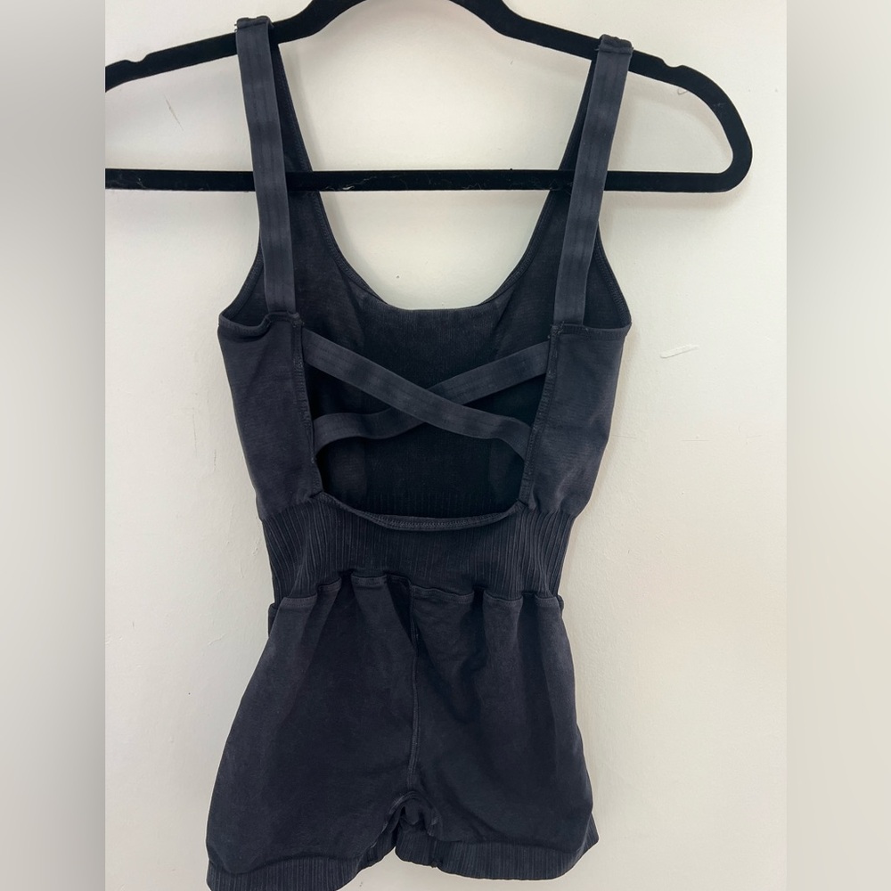 NWOT FP Movement Good Karma Runsie in Deepest Navy XS/S - Picture 7 of 9